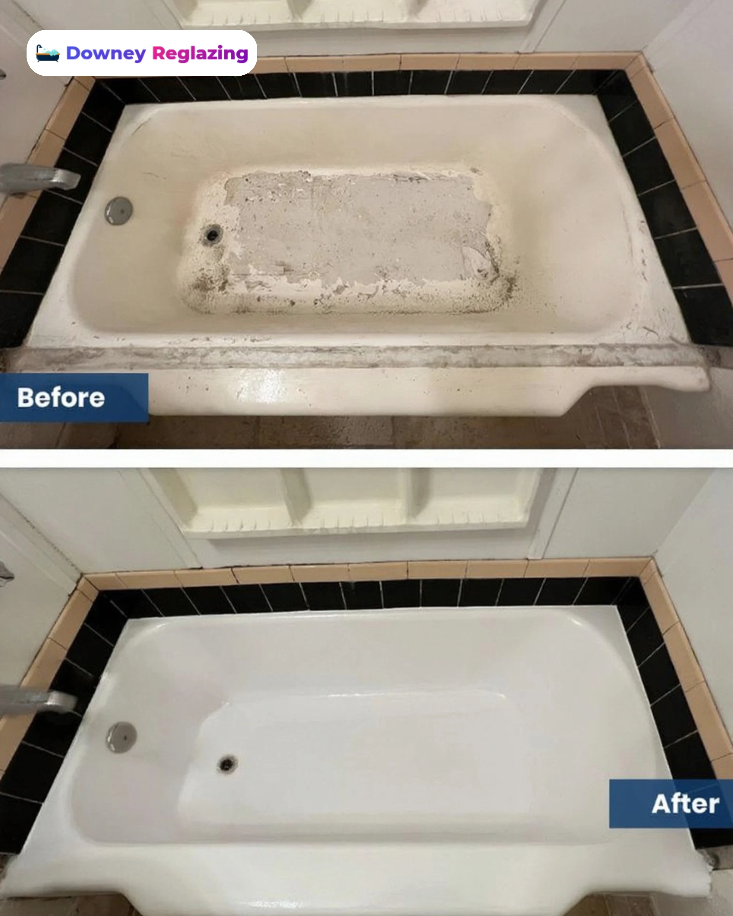Professional Bathtub Reglazing by Downey Reglazing