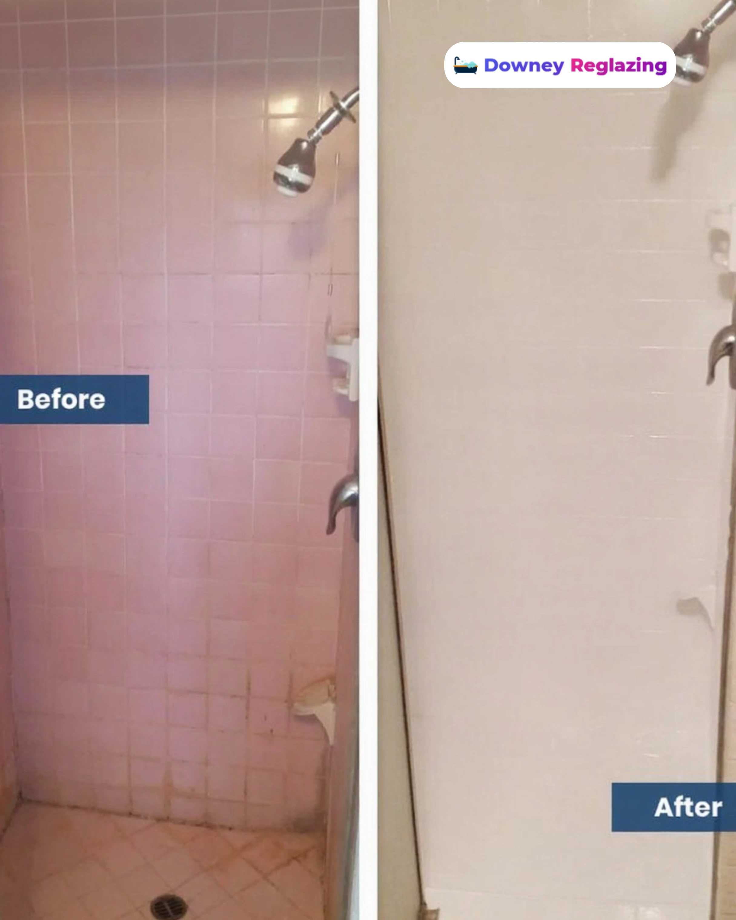Professional bathroom reglazing Downey California