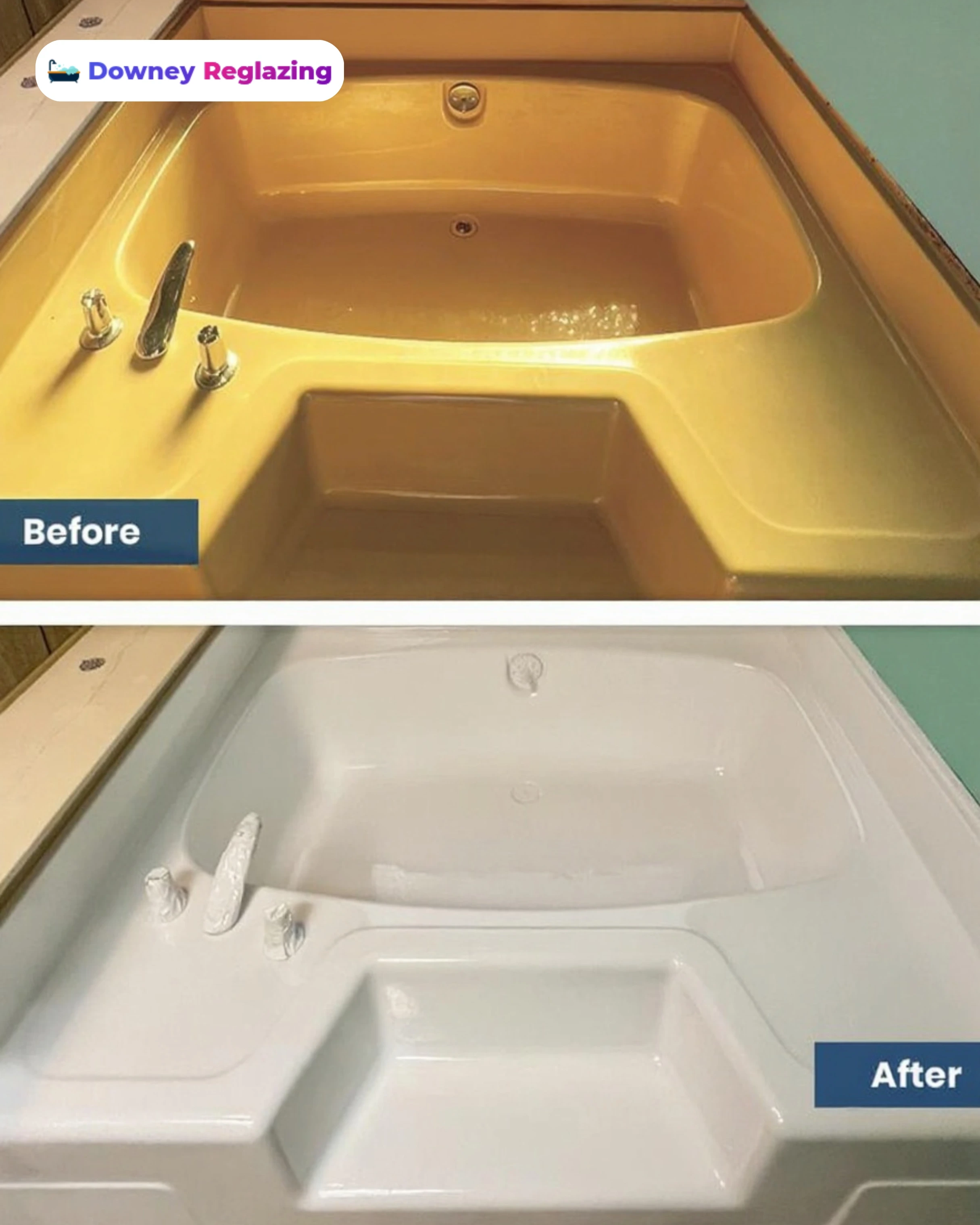 Bathroom reglazing experts Downey CA